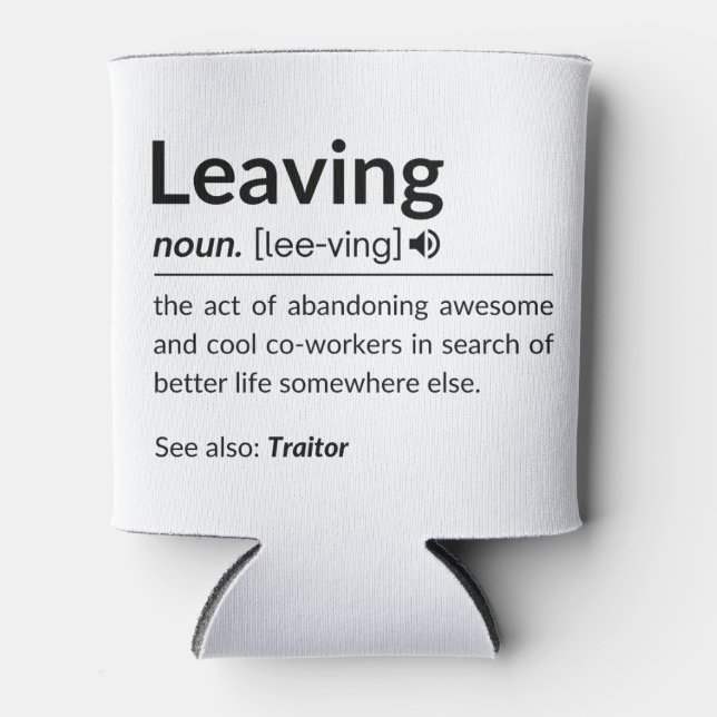 Porta-lata Colega de engraçados saindo (Frente)