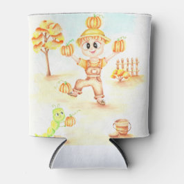 Porta-lata colheita de feliz, garotinho de gengibre