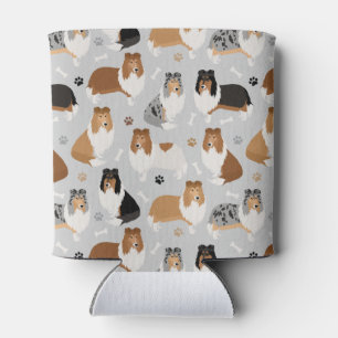 Porta-lata Collie Paws e Ossos Raros Podem Arrefecer