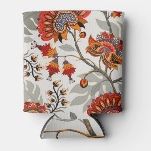 Porta-lata Colorful Paisley: Papel de Carteira de Vintagem Ét