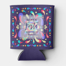 Porta-lata Colorida Fiesta Blue