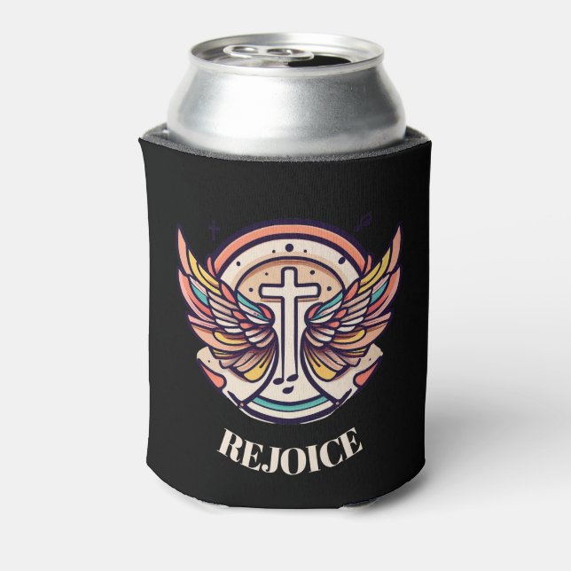 Porta-lata Colorir as Asas Cruzadas Coloridas (Can Back)