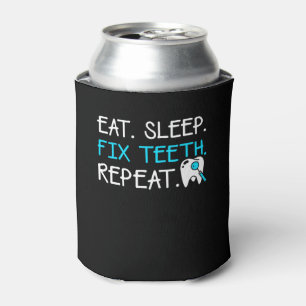 Porta-lata Coma Sleep Fix Teeth Repete Dentista Dizendo