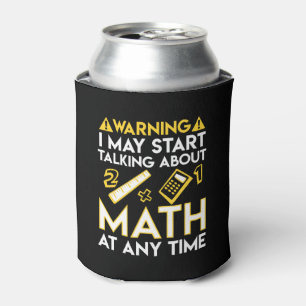 Porta-lata Comece falar sobre o amante da matemática em