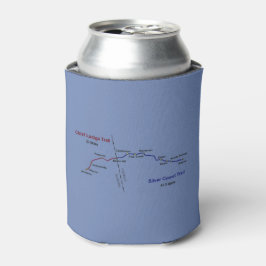 Porta-lata Cometa Silver/Mapa Chefe Ladiga de Trilha Pode Res