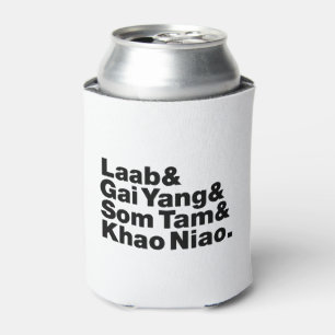 Porta-lata Comida da Rua Isaan da Tailândia