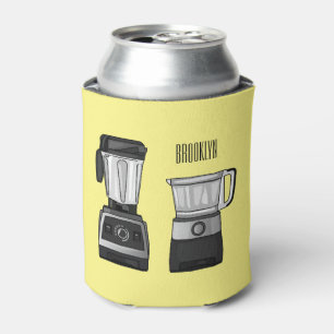 Porta-lata Comida e ilustração do desenho do blender