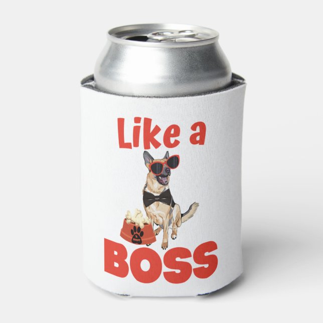 Porta-lata Como Um German shepherd Chefe (Can Front)