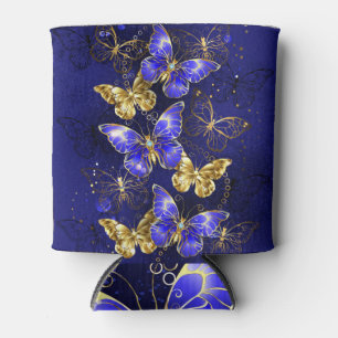 Porta-lata Composição com borboletas de fogo