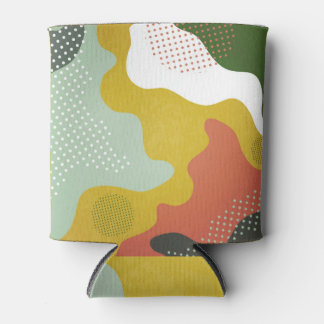 Porta-lata Composição de ondas geométricas de Abstrato modern