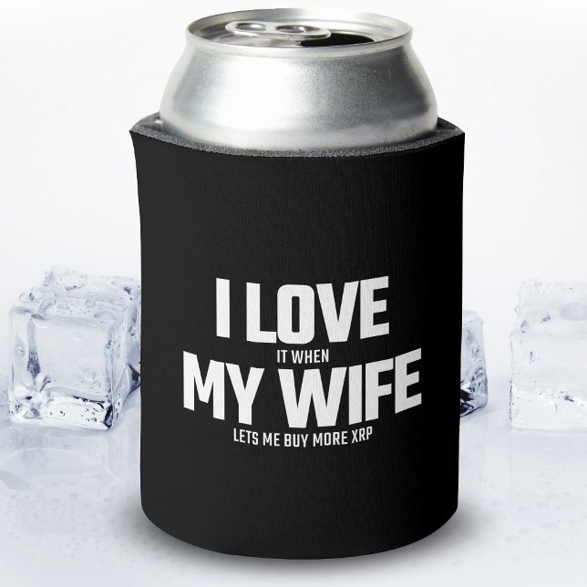 Porta-lata Comprar XRP Crypto - A Esposa Permite-Me Comprar M (Criador carregado)