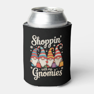 Porta-lata Compras de Natal Com Meus Gnomos Gnome Xmas