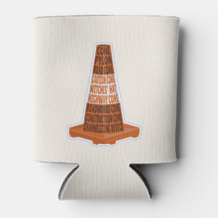 Porta-lata Cone Orange Taraffic cone