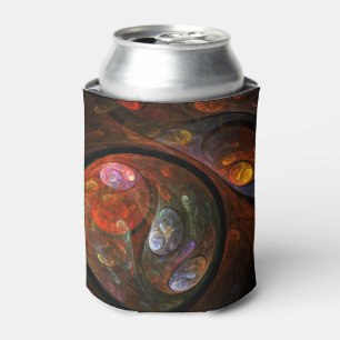 Porta-lata Conexão Fluida Arte Abstrata Cósmica Moderna