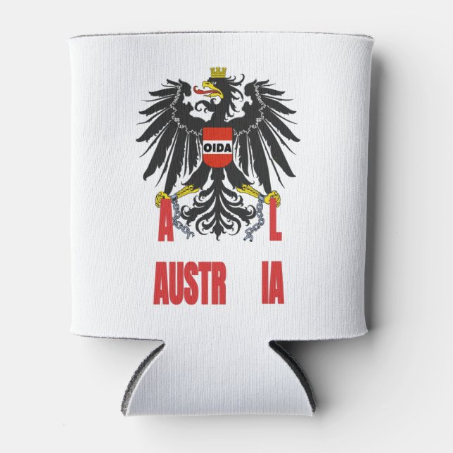 Porta-lata Confusão Da Áustria Com Águia (Frente)
