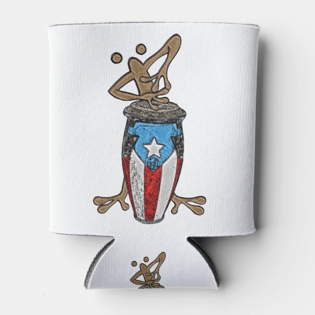 Porta-lata Conga Coqui Taino (Frente)