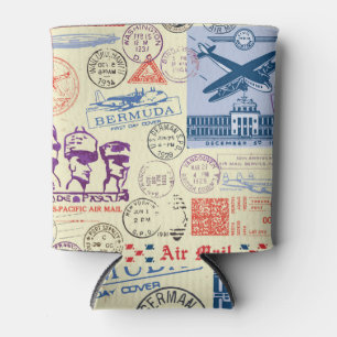 Porta-lata Conjunto de Decretos do Carimbo do Documento Vinta