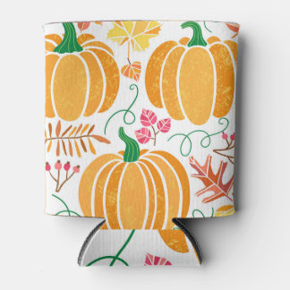 Porta-lata Conjunto de Ilustração Isolado de Abóbora de Vinta