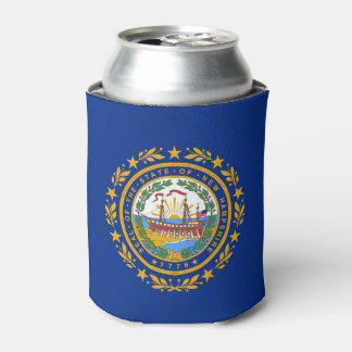 Porta-lata Consegue arrefecer com a bandeira de New Hampshire