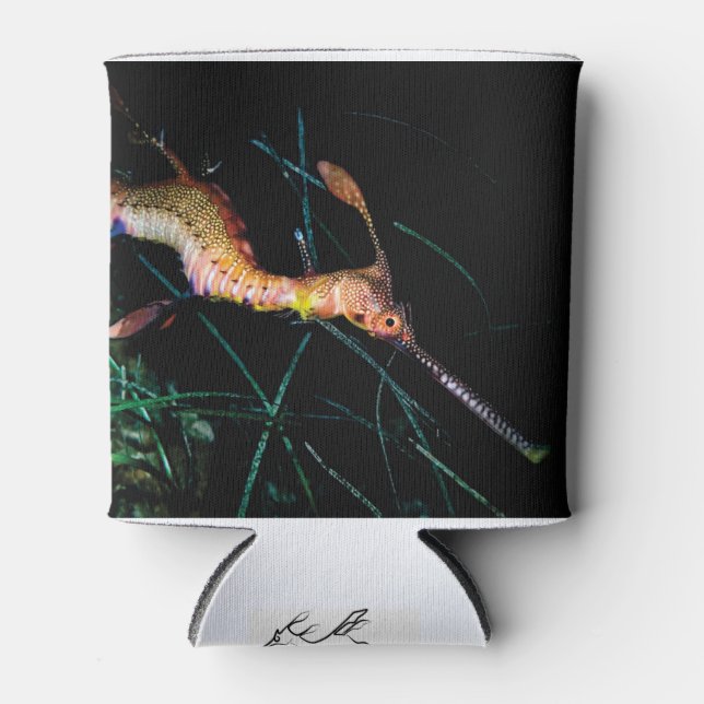 Porta-lata Consegue resfriar com design de dragão marinho (Frente)