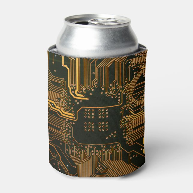 Porta-lata Conselho Nerd de saída PCB Laranja Circuito Eletrô (Can Front)