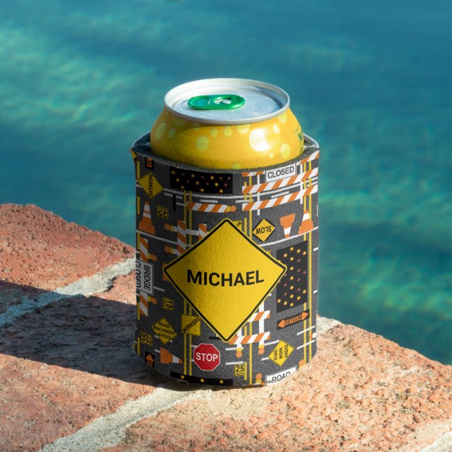 Porta-lata Construção Rodoviária (Piscina in situ)