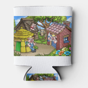 Porta-lata Conto de fadas a cena pequena dos desenhos