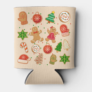 Porta-lata Cookies de Natal