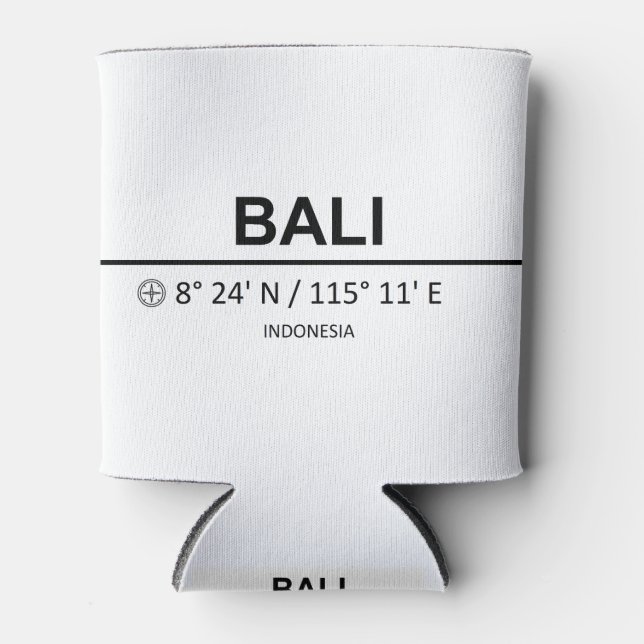 Porta-lata Coordenadas Bali (Frente)