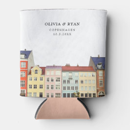 Porta-lata Copenhagen Wedding Favor Custom
