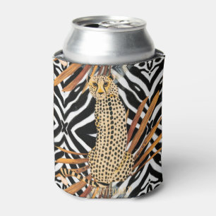 Porta-lata Copo de Vinho com Guepardo Selvagem – Arte de Vida