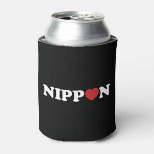 Porta-lata Copo Enfriador Coração de Amor Nipônico