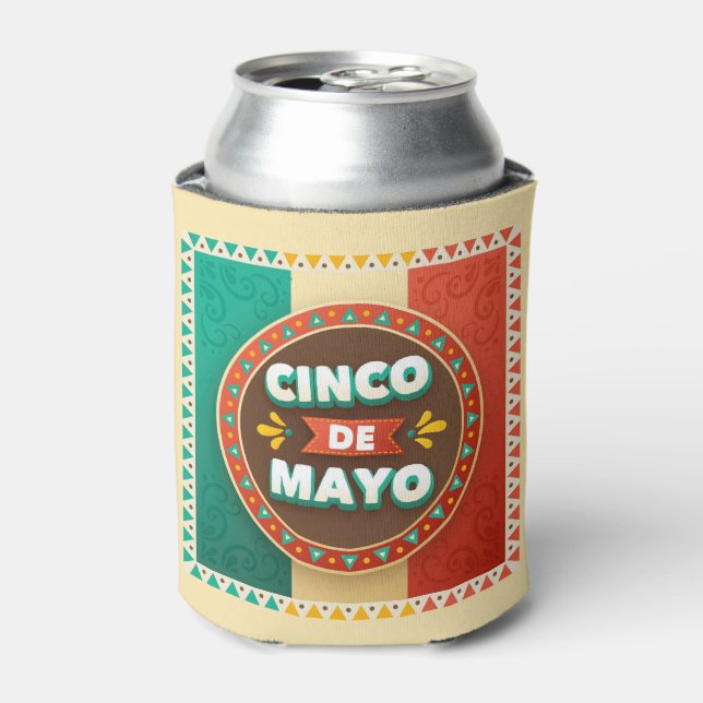 Porta-lata Copo Refresca Latas Cinco De Maio (Can Front)