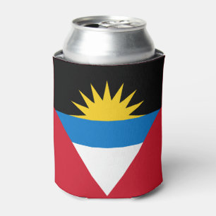 Porta-lata Copo Refrigerador da Bandeira Patriótica de Antígu