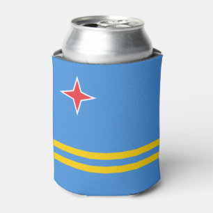 Porta-lata Copo refrigerador da bandeira patriótica de Aruba