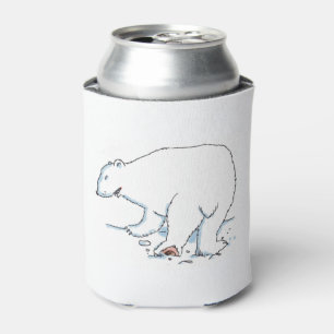 Porta-lata Copo refrigerador de Urso Polar
