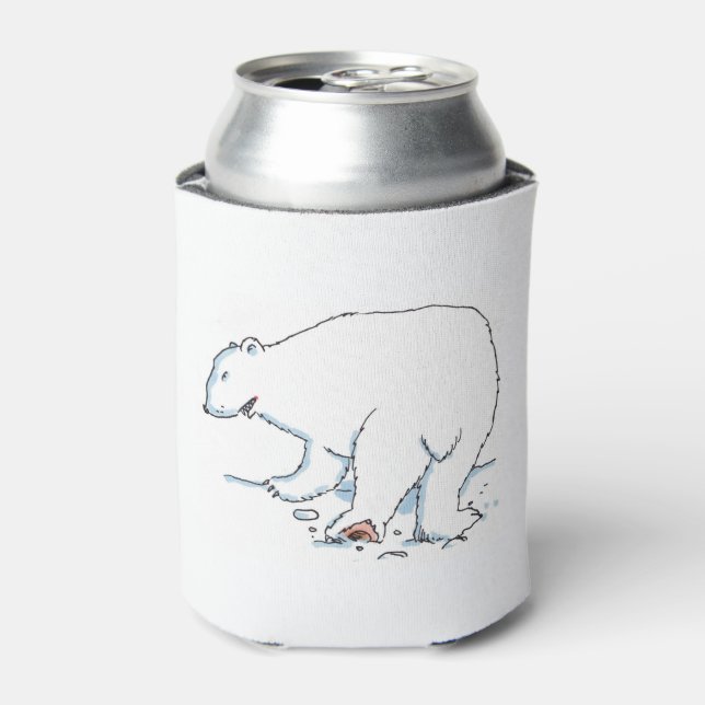 Porta-lata Copo refrigerador de Urso Polar (Can Front)