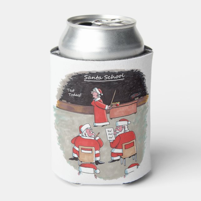 Porta-lata Copo refrigerador do Papai Noel Test (Can Front)