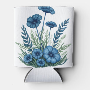 Porta-lata Copo Térmico Boho com Design Floral Elegante