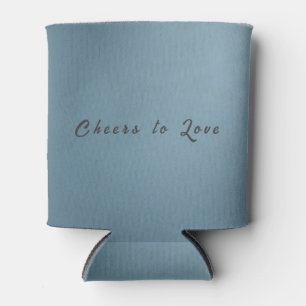 Porta-lata Copo Térmico Casamento Azul Empoeirado