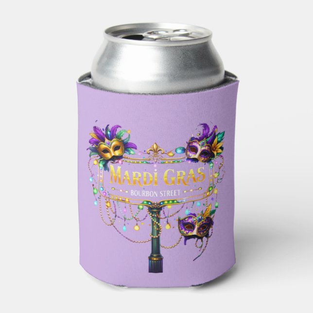 Porta-lata Copo Térmico de Mardi Gras (Can Front)