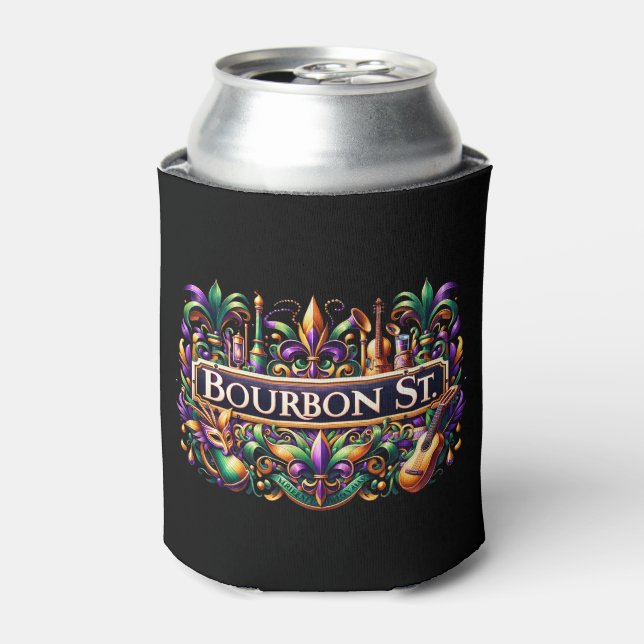 Porta-lata Copo Térmico de Mardi Gras (Can Front)
