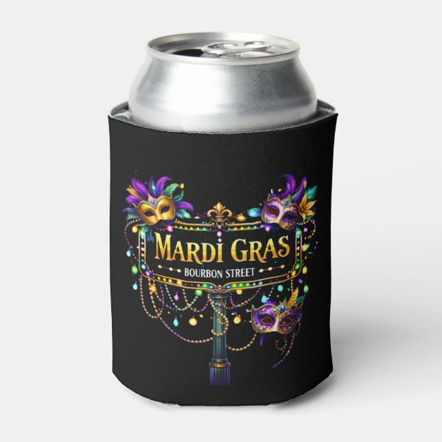 Porta-lata Copo Térmico de Mardi Gras (Can Front)