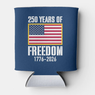 Porta-lata Copo Térmico EUA 250 Anos de Liberdade