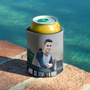 Porta-lata Copo Térmico Personalizado com Duas Fotos para Lat