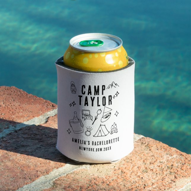 Porta-lata Copo Térmico Personalizado para Despedida de Solte (Piscina in situ)