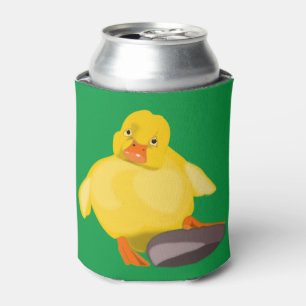 Porta-lata Copo Verde Refrigerador com Pato Amarelo - Escolha