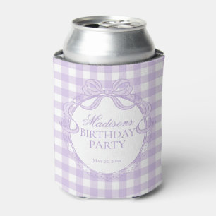 Porta-lata Coquete Ginga Roxo Favor de Festa de Aniversário c