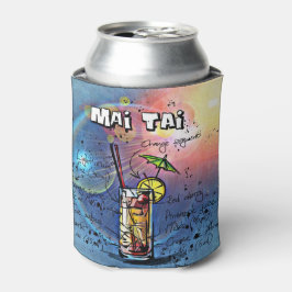 Porta-lata Coquetel Mai Tai ( nº 4 de 12 conjuntos de receita
