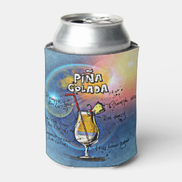 Porta-lata Coquetel Pina Colada (#5 de 12 conjuntos de receit